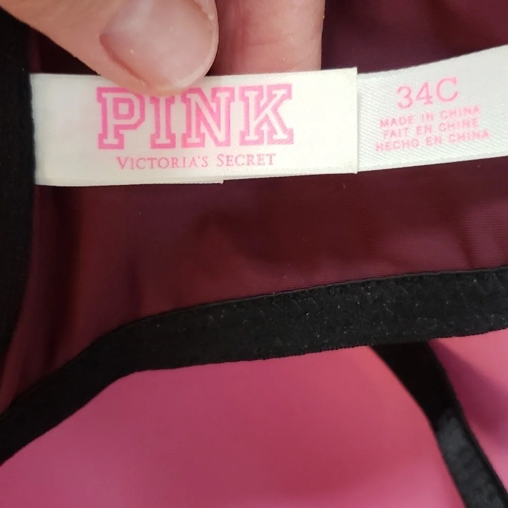 Victoria's Secret Pink Racerback Lot of 2‎ Bras